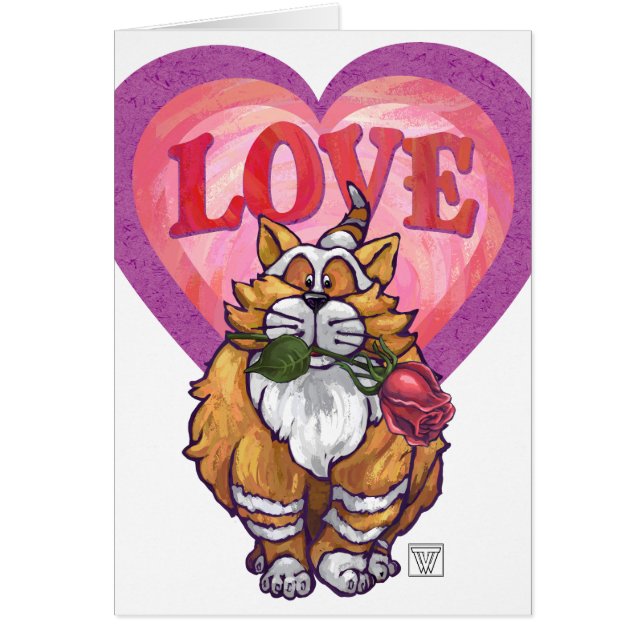 Ginger Cat Saint-Valentin (Devant)