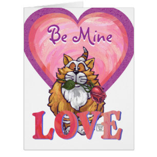 Ginger Cat Saint-Valentin