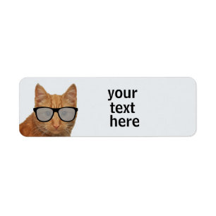 GINGER CAT SUNGLASSES return ADDRESS LABELS