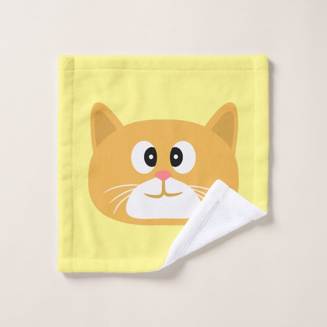 Ginger Cat Wash Cloth (Wash Cloth)