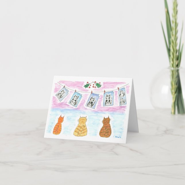 Ginger Cats Christmas No.1 Card (Front)