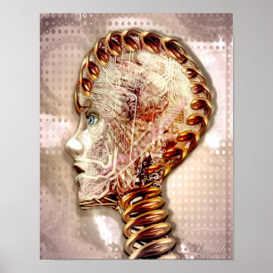 Ginger Cyborg  Print