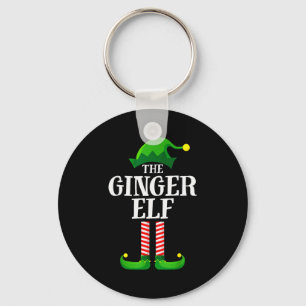Ginger Elf Matching Family Group Christmas Party P Keychain
