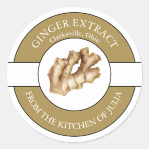 Ginger Extract Label