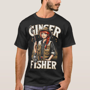 Ginger Fisher Redhead Funny Graphic s T-Shirt