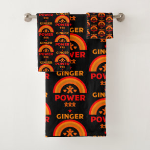 Ginger Hair Pride Bath Towel Set