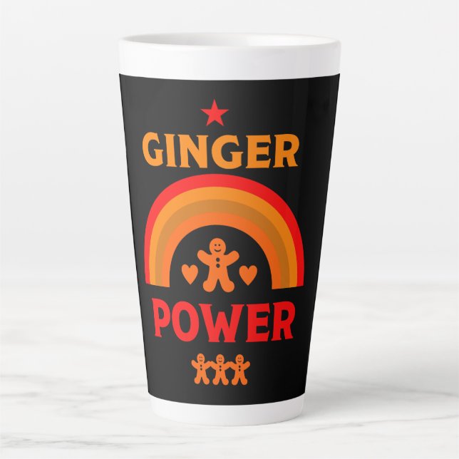 Ginger Hair Pride Latte Mug (Front)