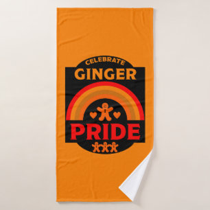 Ginger Haired Pride Bath Towel