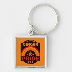 Ginger Haired Pride Keychain