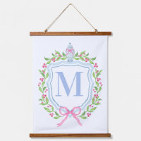 Ginger Jar & Christmas Berries Monogram