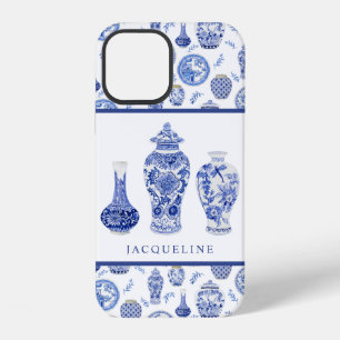 Ginger Jar Elegant Blue White Floral Chinoiserie iPhone 12 Case