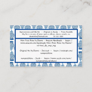 Ginger Jar Standard, 3.5" x 2.0" Business Card