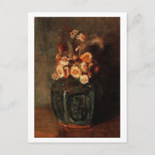 Ginger Jar with Chrysanthemums, Vincent van Gogh Postcard