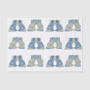 Ginger Jars Magnolias Staffordshire Dogs Tissue Paper