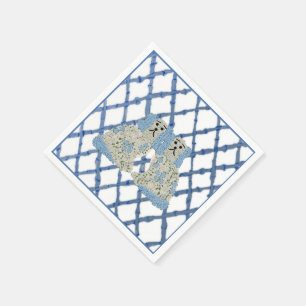 Ginger Jars Staffordshire Dogs Magnolia Napkin