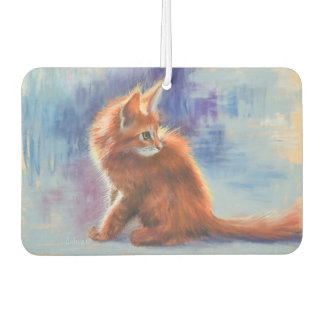 Ginger Kitten in Pastel Light Air Freshener