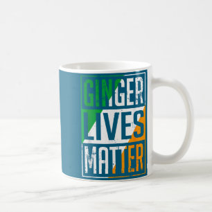 Ginger Lives Irish Flag St Patricks Day Redhead Me Coffee Mug
