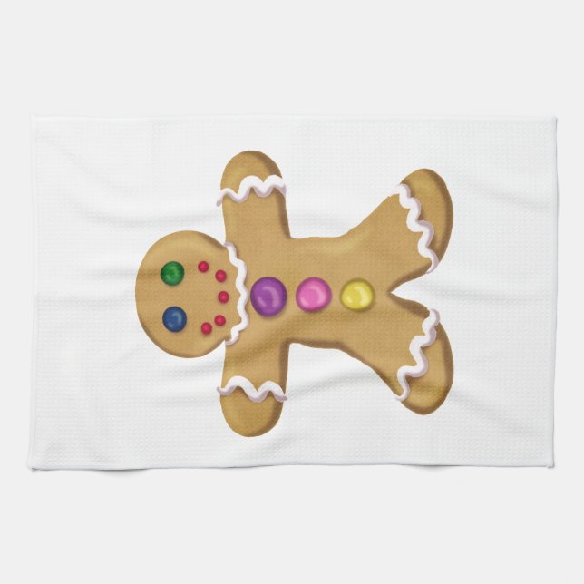 Ginger Man Kitchen Towel (Horizontal)