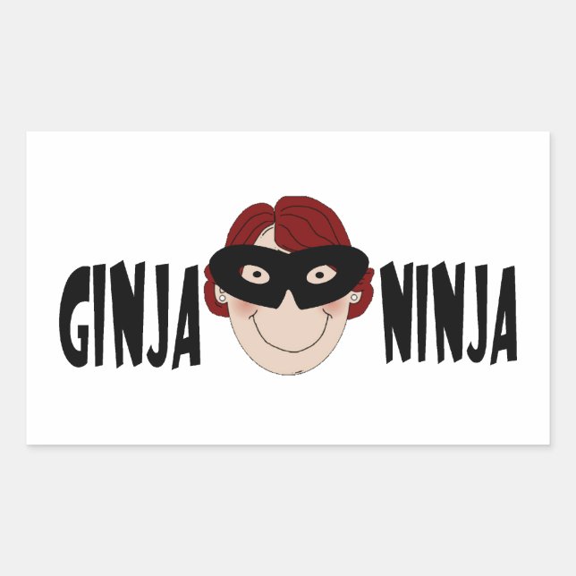 Ginger Ninja Sticker (Front)