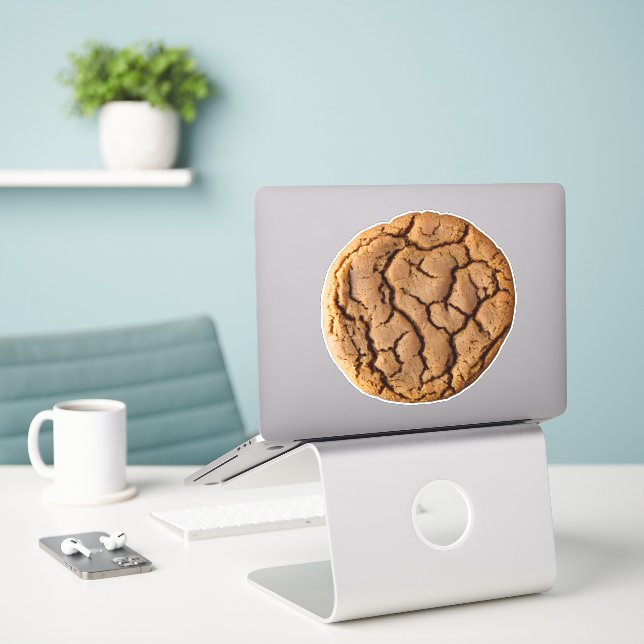 Ginger nut Cookie (Laptop On Desk)
