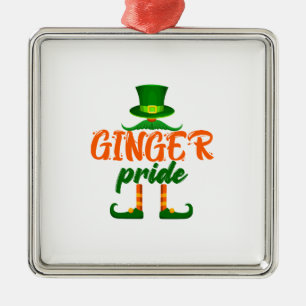 Ginger Pride Metal Ornament