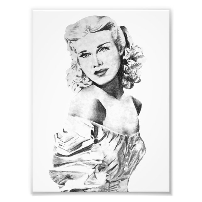 Ginger Rogers Photo Print (Front)
