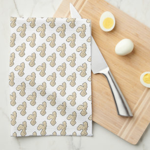 Ginger Root Kitchen Towel