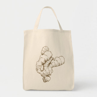 Ginger Roots Canvas Tote Bag