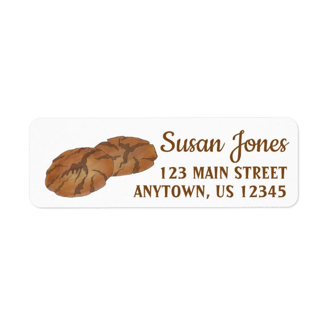 Ginger Snap Cookie Biscuit Foodie Bakery Chef (Front)