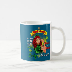 Ginger St Patrick Day Irish Women Lucky Redhead Sh Coffee Mug