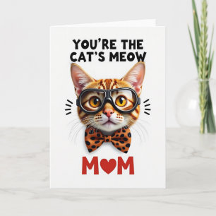 Ginger Tabby Mothers Day Card