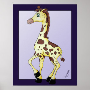 Ginger the Giraffe Poster