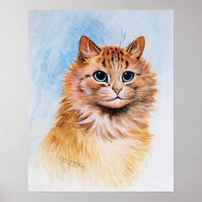 Ginger Tom, Louis Wain Poster (Front)