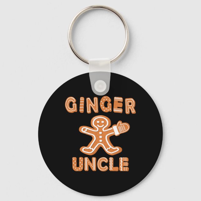 Ginger Uncle Gingerbread Family Matching Group Keychain (Front)