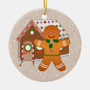 Ginger Wars Ceramic Ornament