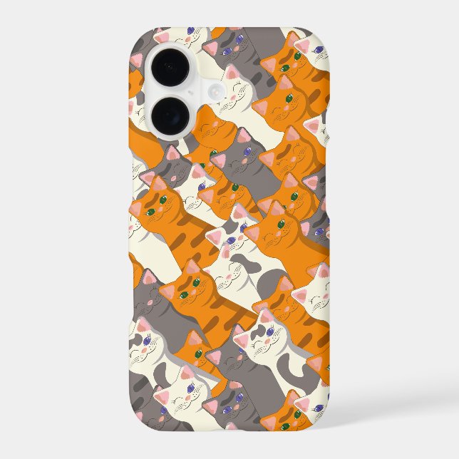 Ginger white black cat diagonal pattern (Back)