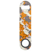 Ginger white black cat diagonal pattern