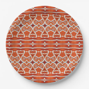 GINGERBREAD 9" Round Paper Plates