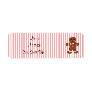 Gingerbread Address Labels