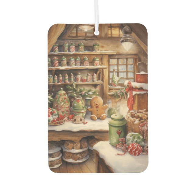 Gingerbread Bakery Air Freshener (Front)