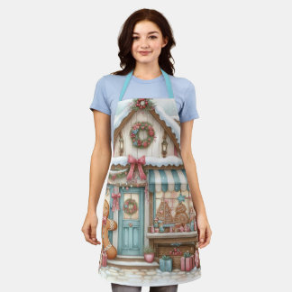 Gingerbread Bakery House  Apron