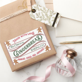 Gingerbread Baking Co. Made with Love Sticker