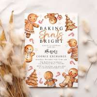 Gingerbread Baking Spirits Bright Christmas