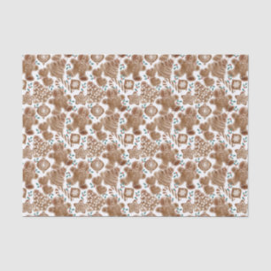 Gingerbread Berry Tissue Paper