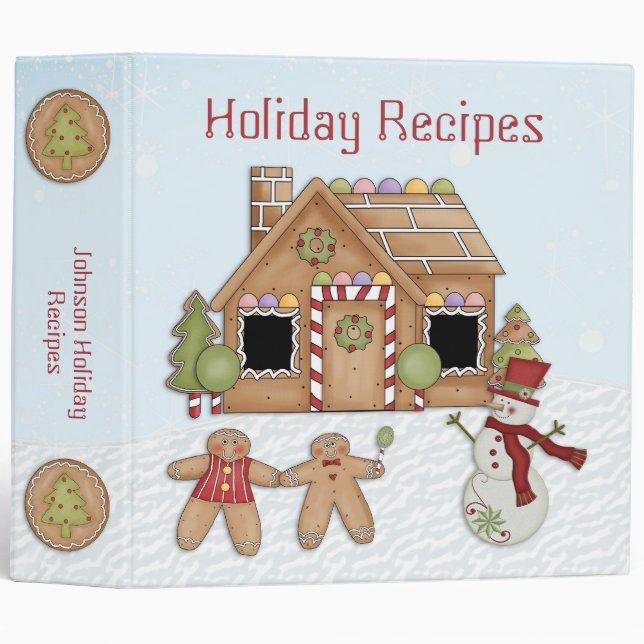 Gingerbread Binder (Front/Spine)