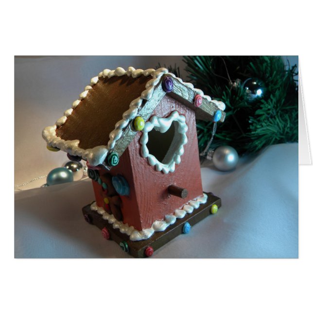 Gingerbread Birdhouse I (Front Horizontal)