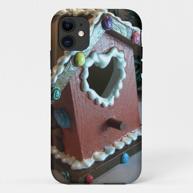 Gingerbread Birdhouse I Case-Mate iPhone Case (Back)