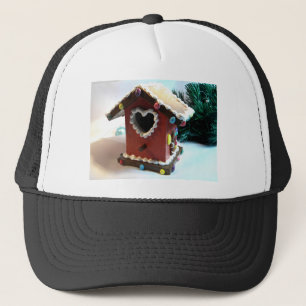 Gingerbread Birdhouse Trucker Hat