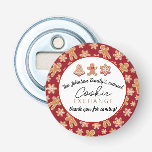 Gingerbread Bottle Opener Cookie Exchange Favour