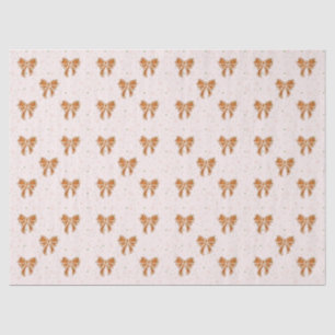 Gingerbread Bows Tissue Paper
